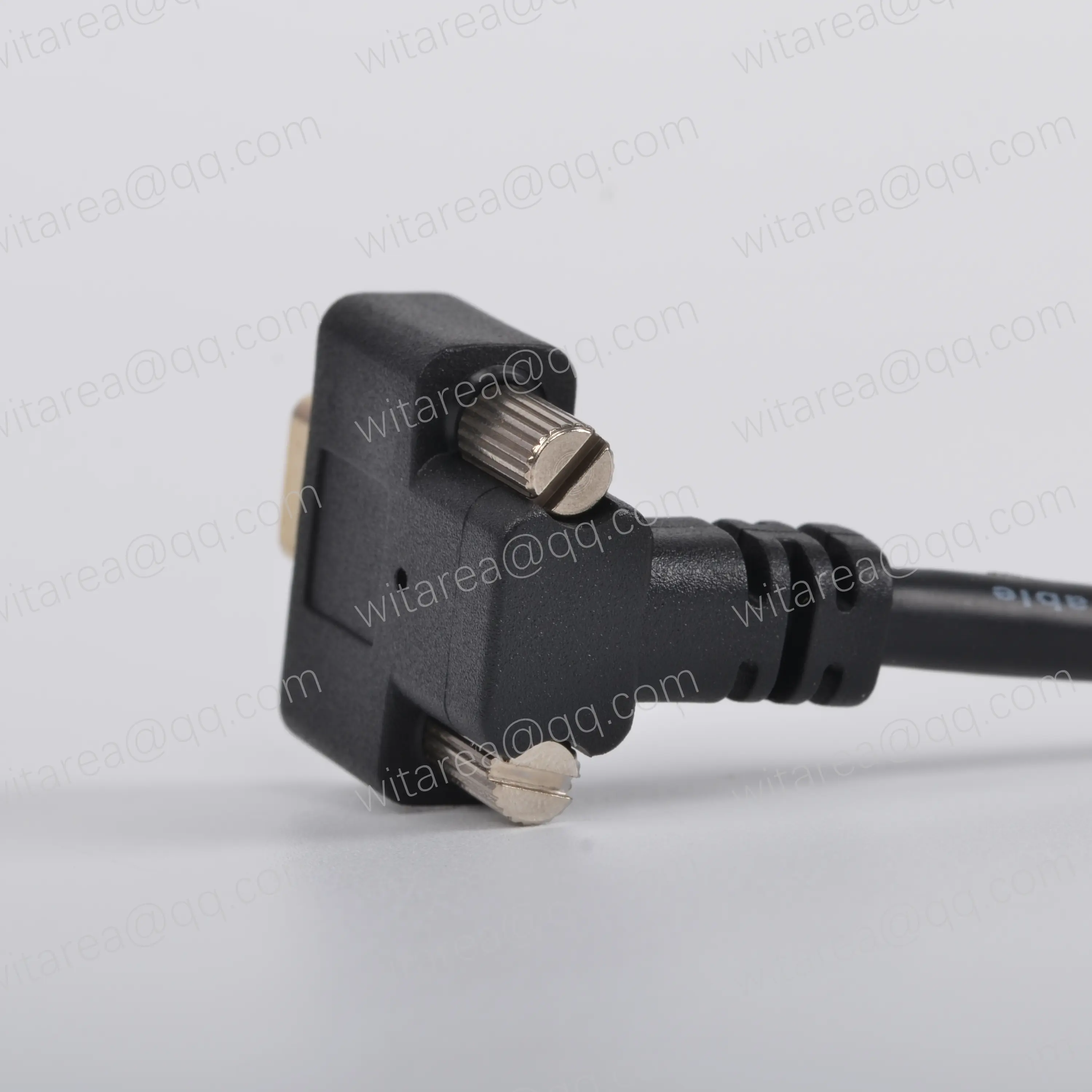 Up down angled L elbow dual screw locking Type c Cable