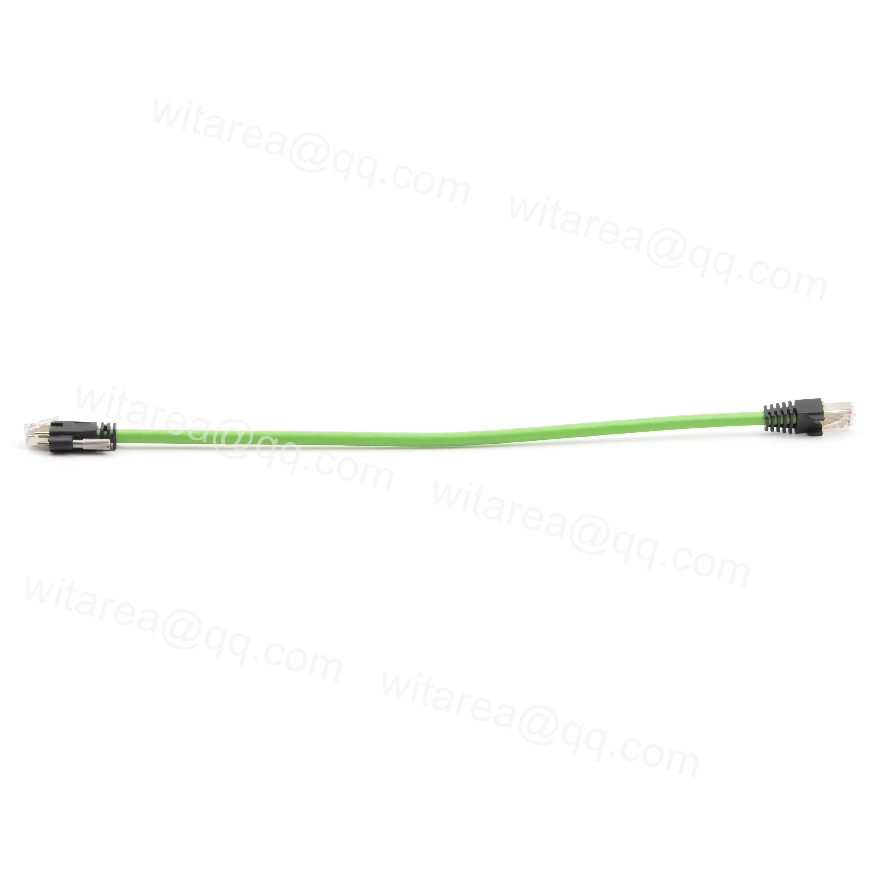 Camera GigE RJ45 Cable With Dual Locking Screw