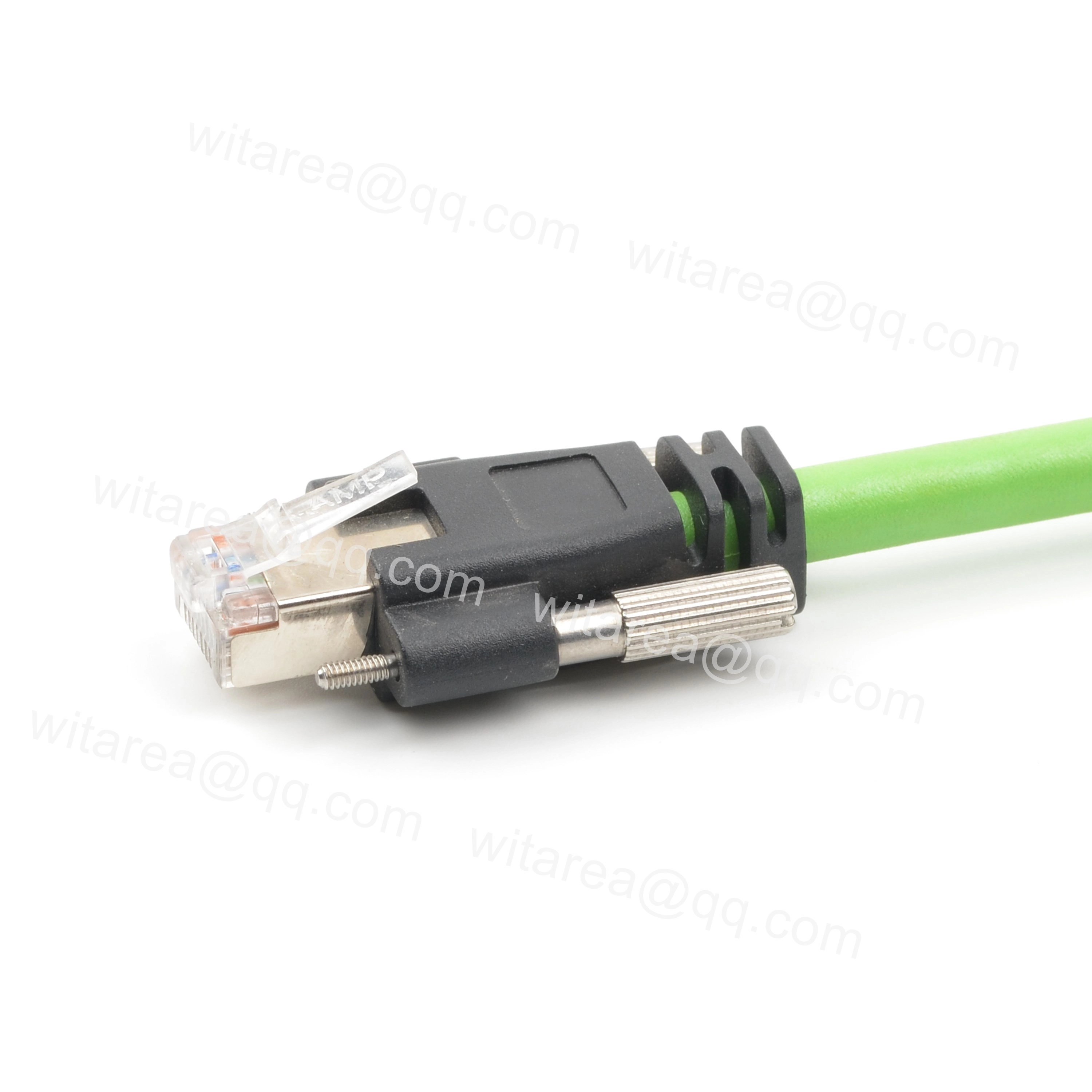 Camera GigE RJ45 Cable With Dual Locking Screw