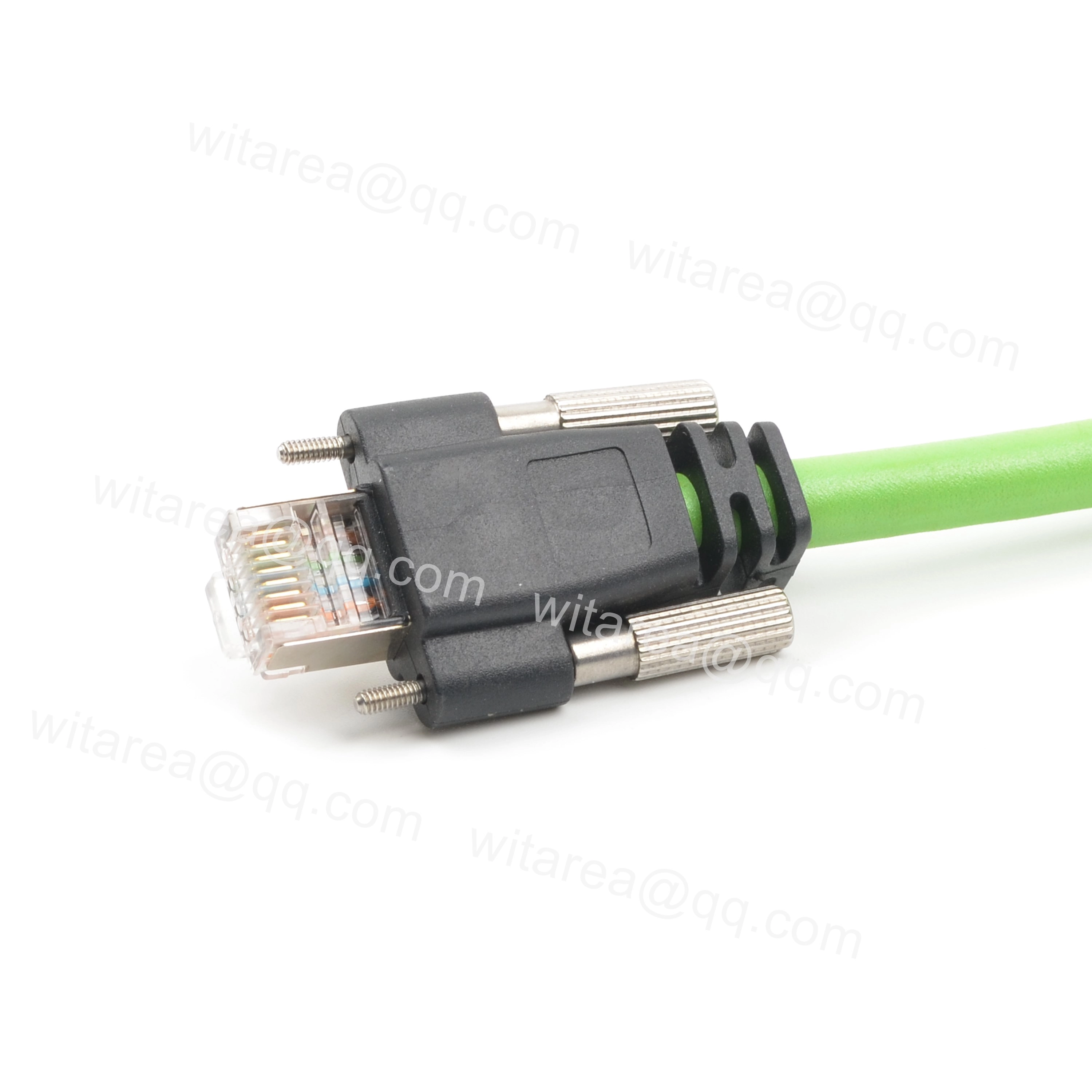 Camera GigE RJ45 Cable With Dual Locking Screw