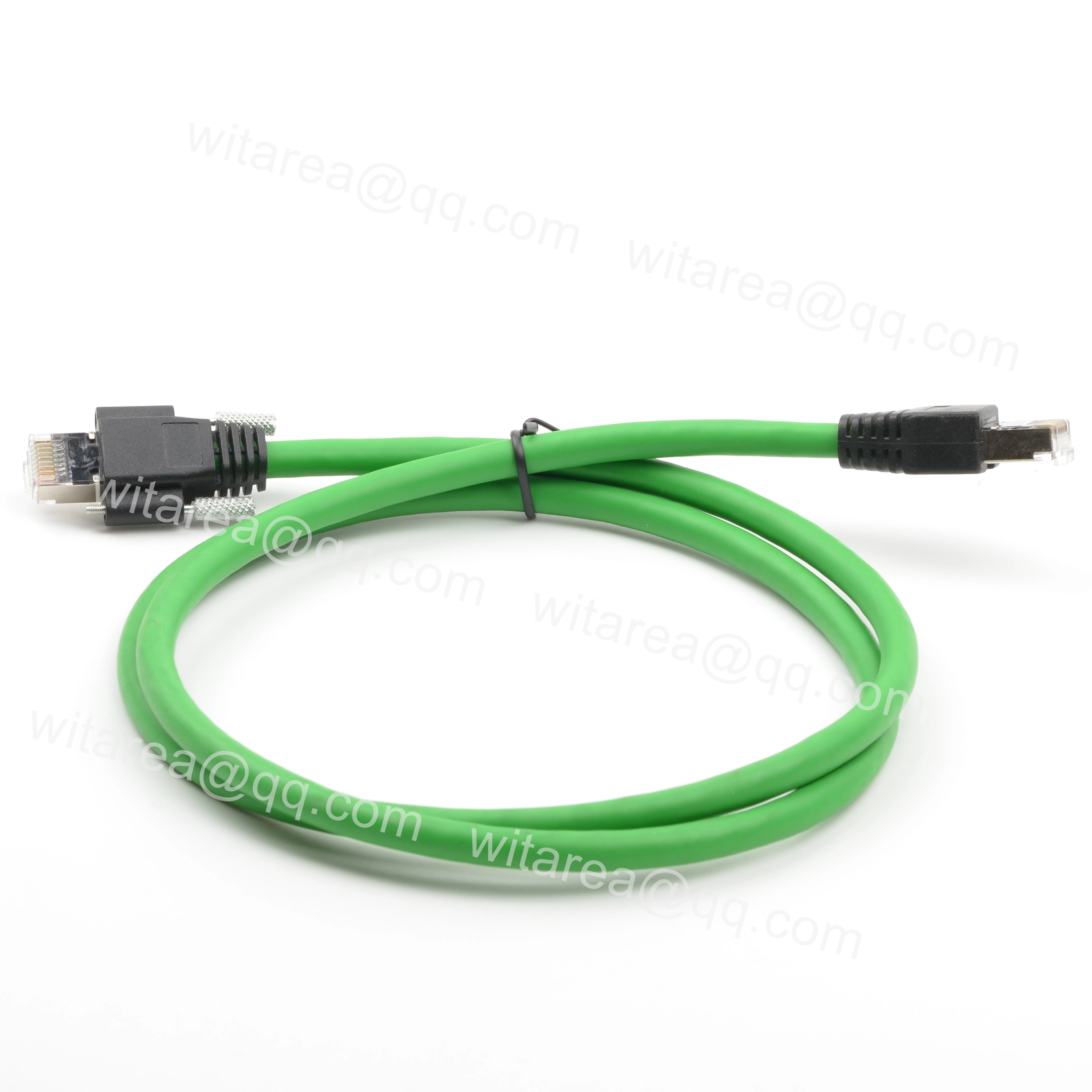 Camera GigE RJ45 Cable With Dual Locking Screw